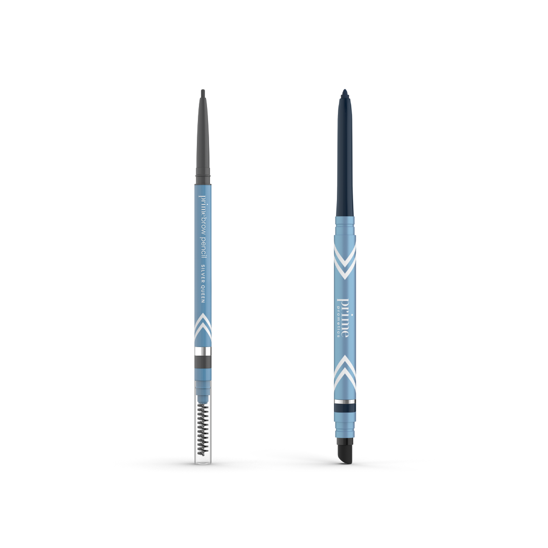 PrimeBrow Pencil + PrimeEyes Glide Eyeliner